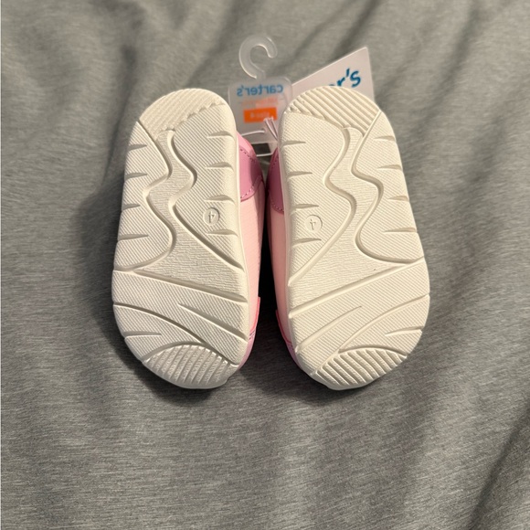 Carter's Pink and White Kids Sneakers - Picture 5 of 5